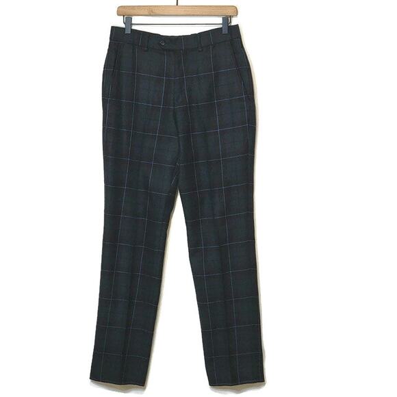 Vineyard Vines Plaid Tartan Trouser Pant High Rise Straight Leg Size 10 - Picture 1 of 12